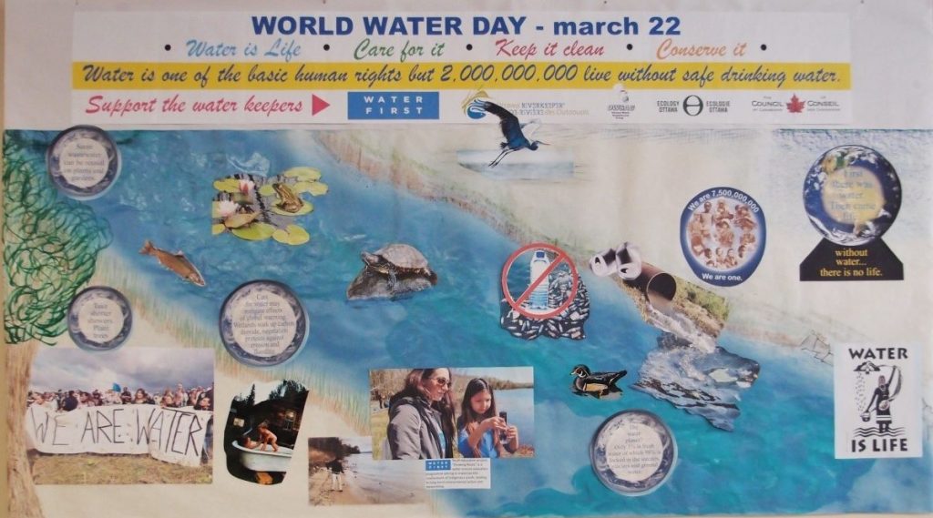Large collage poster for World Water Day
